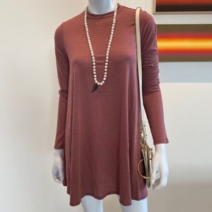 Free People Beach Long Sleeve Dress XS NWOT